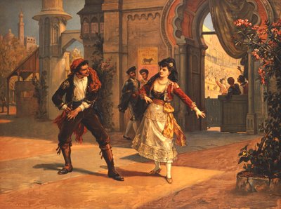Scene from the opera 